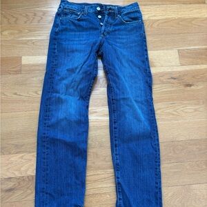 Outerknown S.E.A. Fillmore Boyfriend Jeans, Size 24